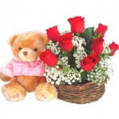 Rosas y Osito