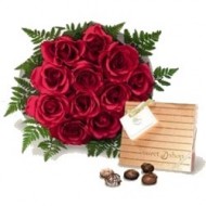 Rosas y chocolates