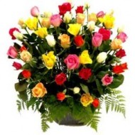 Arrangement of 50 mix roses