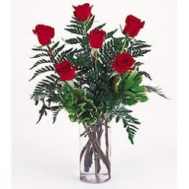 Arreglo de 6 rosas