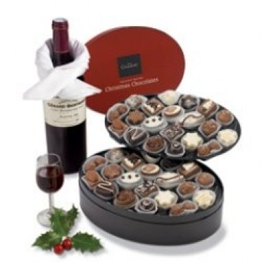 Chocolates y vino