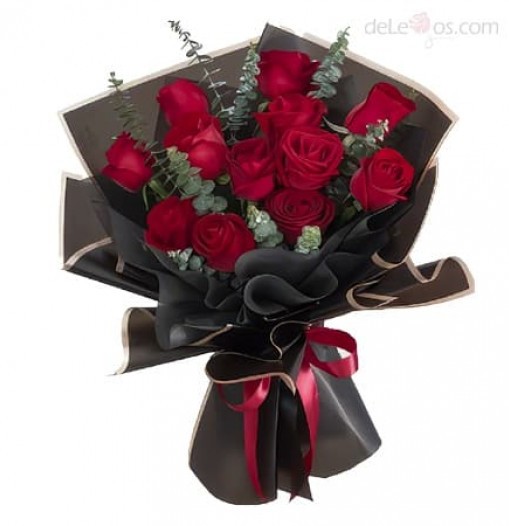 Bouquet de doce rosas